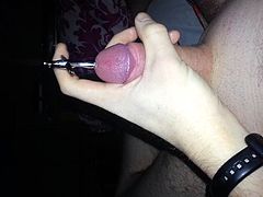 Urethral sound,  butt plug and tens