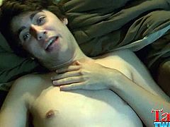 Horny twink gets his mouth banged pov style