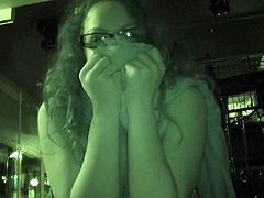 Upskirt masturbation and hot Initiate voyeur touching herself in A restaurant around geeky lass next