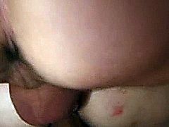 A naughty mature amateur whore in action ! Anal threesome with huge cum load on her face ! Amazing...