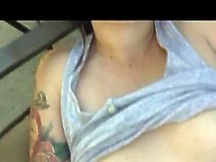 Tattooed  Fragile close to pervert point of view webcam
