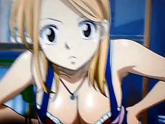 Cum Tribute: Lucy from Fairy Tail