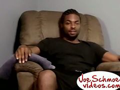 Jizz Addiction brings you an amazing free porn video where a horny
black stud gets his hard cock blown by a white dude who loves gagging himself on thick dongs.