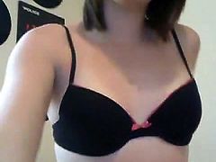 Cuddly girl lifts her skirt up showing her ass on cam. She then flashes her bra. This amateur babe is a true temptress. Check out this awesome video presented by All of GFs.