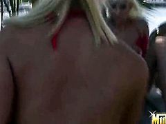 Blonde Molly Cavalli with round booty and smooth twat cant stop dildoing her wet spot