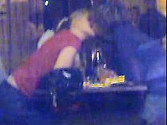 Girls Caught Kissing in London Restaurant