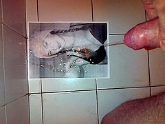 Cumshot tribute on Melissa Satta (13+ spurts)