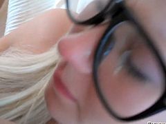 Horny stud gives four eyed blond teen whoe hot mish style butt hole fuck. Brunette small boobs teen chick looks forward and gets her smelly black eye poked from behind. Watch this teen butt hole fuck in Fame Digital porn clip!