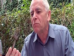 Porner Premium brings you an amazing free porn video where you can see how mature and young bitches get fucked together by a horny old dude in the forest.