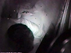 Even it is so dark, such obscene scenes are still very clear taken by a infrared camera. Watch these horny asian lovers fucking at night!