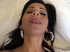 Amazing sex scene in POV with this charming Latina babe Lyal Lopez. Her blowjob motivates you for some brave moves in her twat.