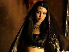 Watch this attractive and beautiful Indian natural tits babe dancing and showing her sexy body and lovely natural tits by dancing.She wears black Indian traditional dress and strips if of slowly for teasing you.