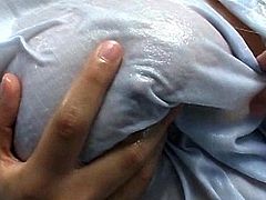 Big tits Aya Shirayuki is quite horny and eager to have some fun