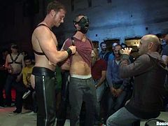 Prepare yourself to watch this sadists sons of a bitches doing fucking extreme hardcore shit. They like playing bondage games and act like slaves!