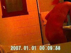 Hidden cam - Mature in bathroom