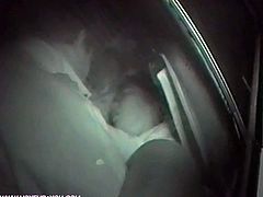 Watch how this horny Asian couple love fucking outdoors,This time they decided to fuck in the car and everything is recorded through night vision cam.Don't miss it!
