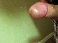 Tiny cock cums BIG for T-N-J-Cum Mistress