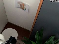 See how this lovely young Japanese school girl is tricked by her massage therapist.She talks with him, and than goes to clothes changing room, not know that there is hidden camera, that is waiting to capture her clothes changing moments.