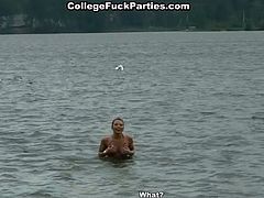 Horny students go to the lake for a barbeque and start wild orgy party. Filthy whores give unforgettable blowjob and get fucked by big muscle guys. Watch on WRF Pass xxx videos.