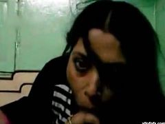 Lusty Indian whore wraps her lovers hard dick with her mouth lips. She sucks intensively showing off her skills. Dirty homemade porn clip presented by The Indian porn.