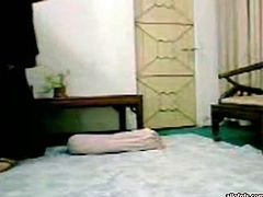 Kinky and horny slut with nice ass and good tits gets her wet pussy fucked on the bed. Have a look in steamy The Indian Porn xxx video.