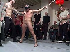 Just as is tattooed on his chest, you only live once, so why not live the full out of it? Eli is doing just that but it seems that he's now receiving more than he can handle! He wanted to be bound in public but the guys are fucking horny and sexually use him beyond his endurance. What will he do?