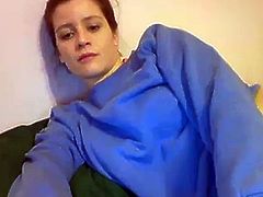 Blue Top Girl Webcam