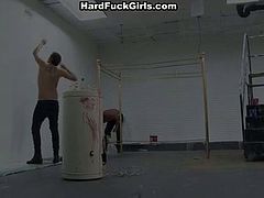 Curvaceous dark haired beauty gets screwed by three buff pussy starving guys. Babe gives them amazing blowjobs and later on gets her asshole and pussy fucked at the same time. Juicy slut slut enjoys getting sandwiched.