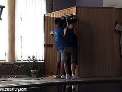 Blonde porn girl Candy cant live a day without taking Wibekes tongue in her cunt in lesbian action