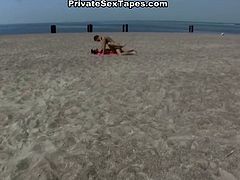 Filthy brunette with skinny body gets drilled in mish pose on the beach. Watch at this slut in steamy WTF Pass sex clip.