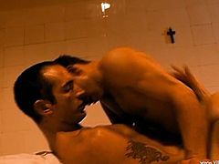 Make sure you have a look at this gay scene where these guy have sex as you also get a look at hot babes.