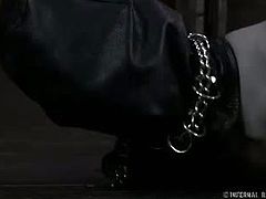 It is a pure expression of her sexuality; her require to yield and to be used. Whether she is existence tying, punished or used, everything about the experience of losing dominance makes her dripping wet and pushes her closer to an surprising orgasm.See how she is treated in the dungeon and gets her face covered in a leather bag.