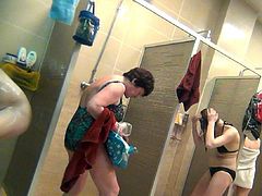 Enjoy nude ladies caught by hidden cam while taking warm showers