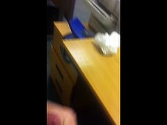Work place wank