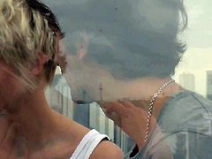 Retro sex video featuring horny couple shows them taking bath together. Then, they have steamy missionary style sex. Exciting porn video is presented by Lust Cinema.
