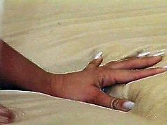Hot vixen gets pussy pounded! Hard dick goes deep in her wet and used pussy, rides cock and sucks it