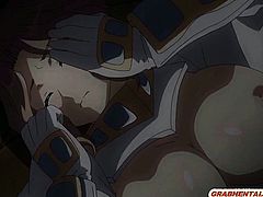 Monster ghetto hentai hot fucked and creampie in the dungeon