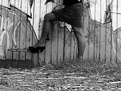 Crossdressing Black & White