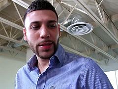 ManRoyale brings you a hell of a free porn video where you cna see how the horny Latino hunk Jaimie Del Rey gets her sweet ass fucked hard and deep into heaven.