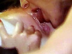 Watch this hot and horny lebian bitch sucking hard her girlfriend's wet and tight pussy in her bedroom in The Classic Porn sex clips.