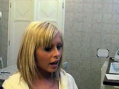 Super cute and horny blonde lesbian part2