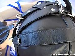 Hardcore Punishments brings you a hell of a free porn video where you can see how this hooded belle enjoys some magic wand orgasms while assuming hot poses.