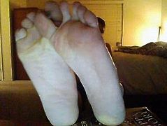 straight guys feet on webcam