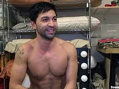 A guy gets tied up by several guys. He gets his ass fucked several times in a row by brutal dudes.