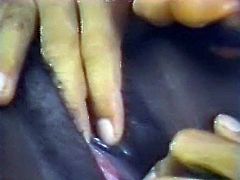 Stacked black bitch got doggy fucked tough while blowing massive cock of the other thirsting guy. Take a look at that steamy FMM fuck in The Classic Porn sex clip!