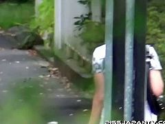 Pervert asians with spy cam stalking on one hot asian babe and coincindentally she is urging to take a piss. Watch the trail of her piss got caught on these pervert's cam.