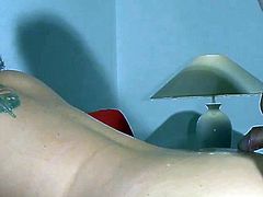 In advance to having her wet fanny drilled well, chubby wife gives top oral to her needy hubby