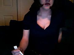 Very Cute Amateur CD Getting Cock Sucked On Cam
