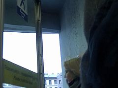 Upskirt from Saint-Petersburg subway