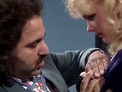 Classic Porn Scenes brings you a hell of a free porn video where you can see how Ron Jeremy bangs this vintage blonde's tight ass into a massively intense anal orgasm.
